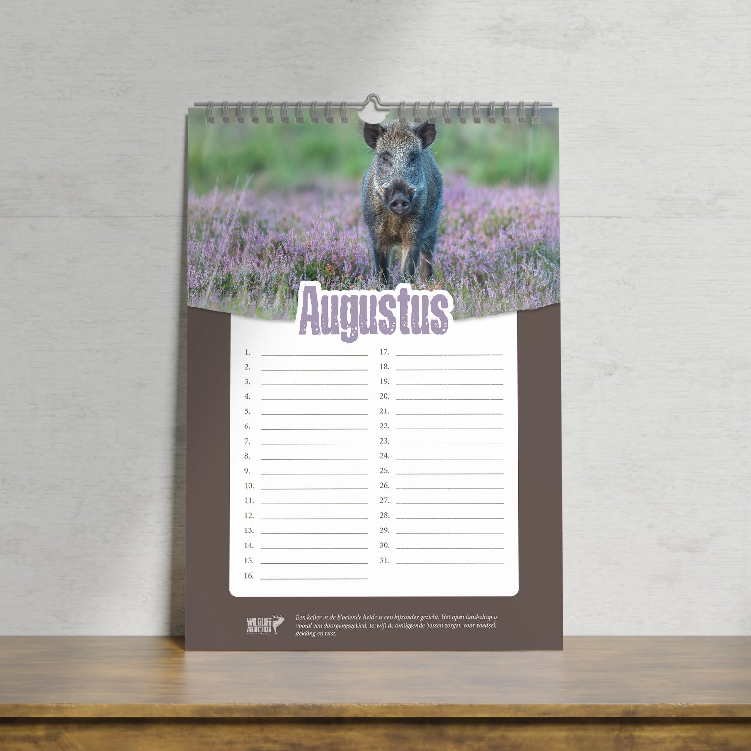 Veluwse Wildlife Verjaardagskalender
