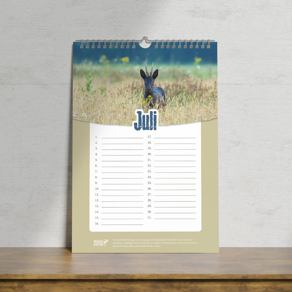 Veluwse Wildlife Verjaardagskalender