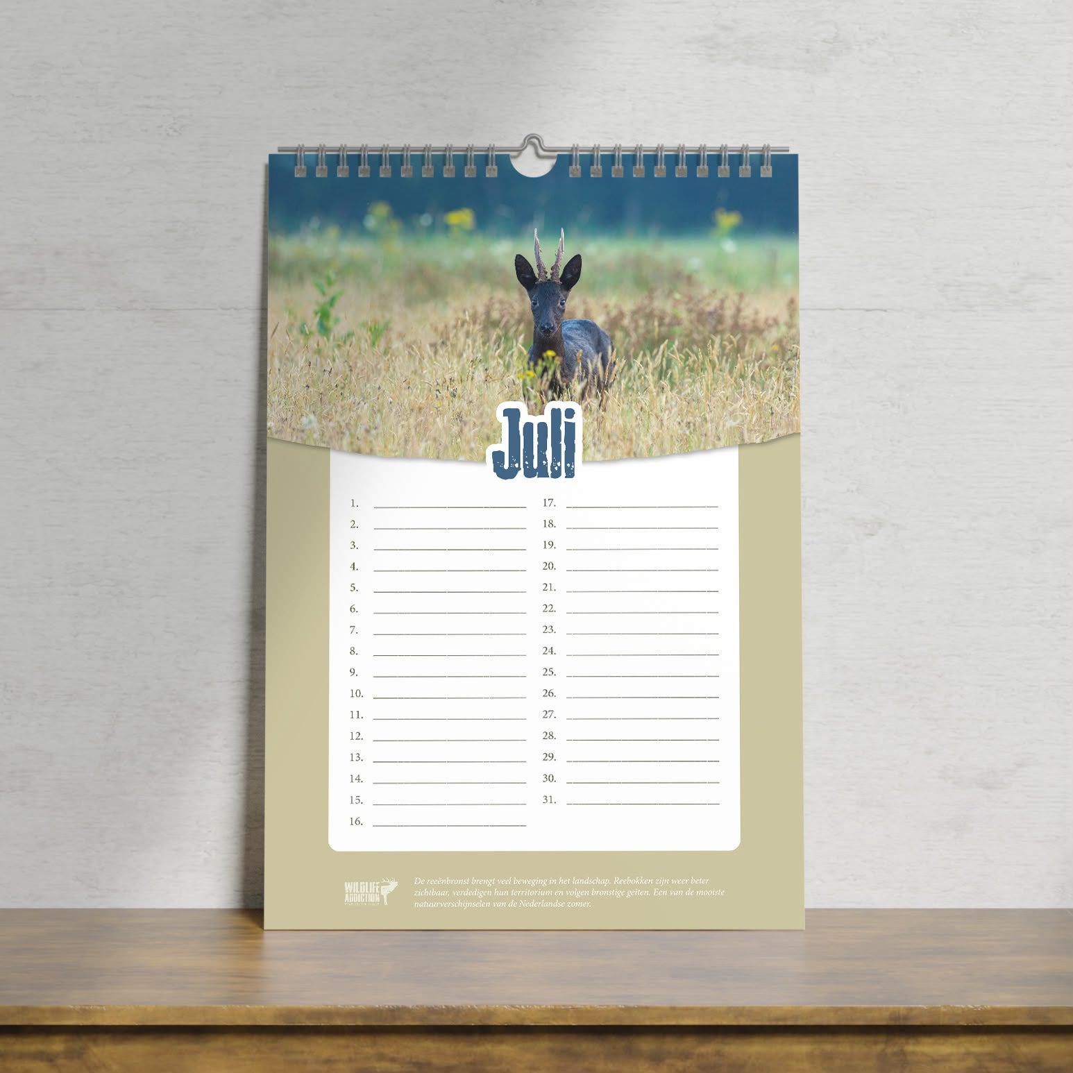 Veluwse Wildlife Verjaardagskalender